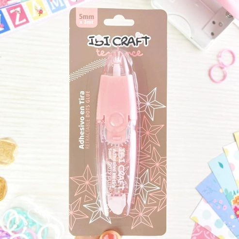 IBI CRAFT CINTA ADHESIVA DOBLE FAZ 5mm *3mts RETRACTIL