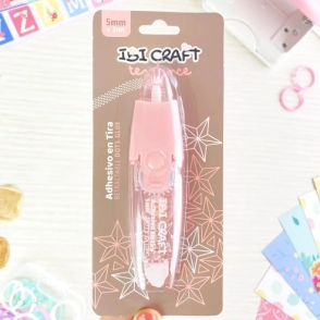 IBI CRAFT CINTA ADHESIVA DOBLE FAZ 5mm *3mts RETRACTIL