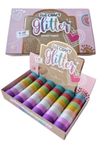IBI CRAFT WASHI TAPE IMPRESA x 4mts x 48pcs
