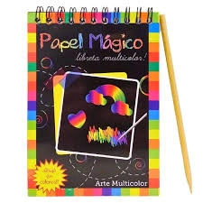 PAPEL MAGICO COLOURS LIBRETA C/ ESPIRAL 12 HOJAS