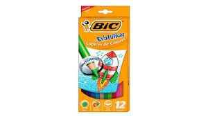 LAPICES COLOR BIC EVOLUTION MINA 4mm x 12u