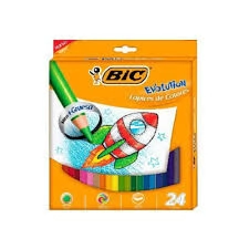 LAPICES COLOR BIC EVOLUTION MINA 4mm x 24u