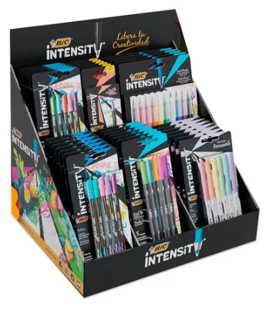 EXHIBIDOR BIC INTENSITY MINI PDQ x 34u 519446