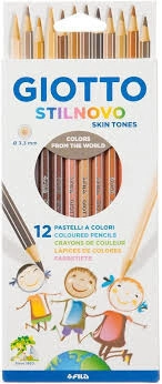 LAPICES COLOR GIOTTO STILNOVO SKIN TONES x 12u