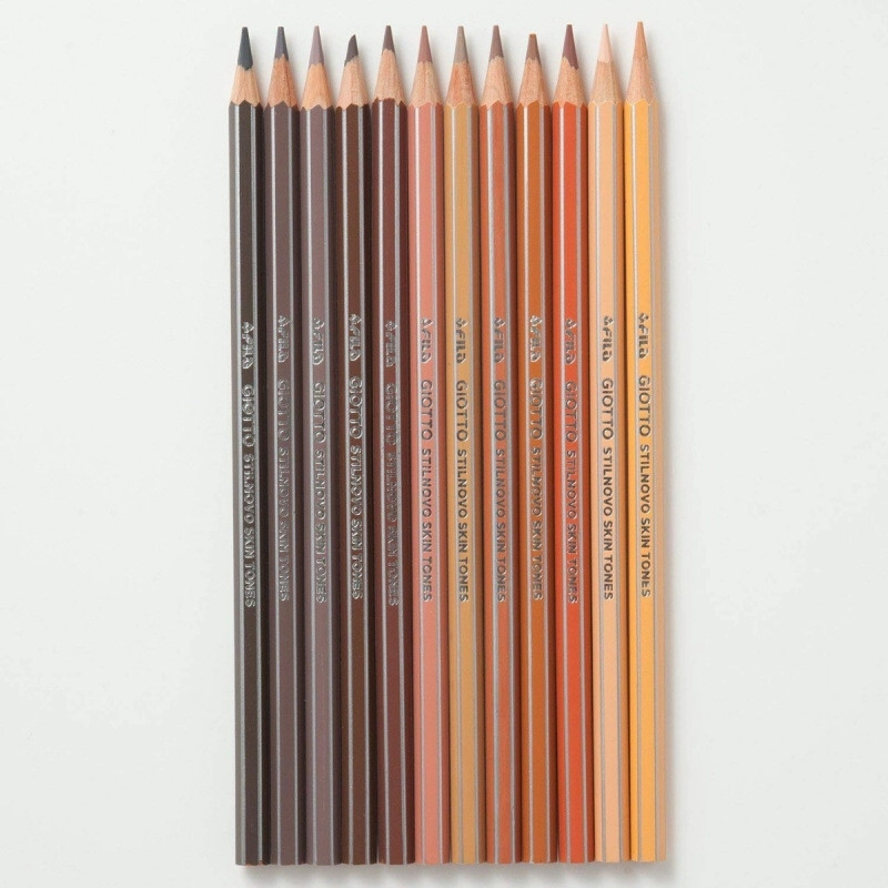 LAPICES COLOR GIOTTO STILNOVO SKIN TONES x 12u