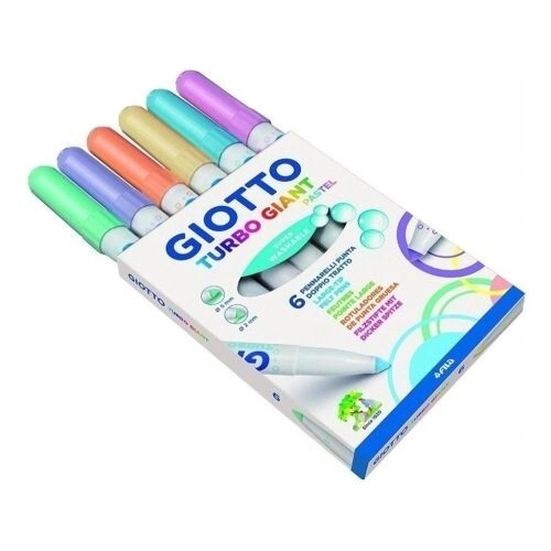 MARCADOR GIOTTO TURBO GIANT PASTEL x 6u