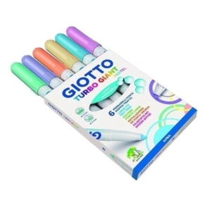 MARCADOR GIOTTO TURBO GIANT PASTEL x 6u