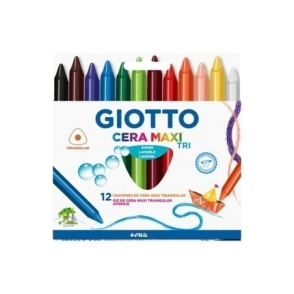 PINTURITAS GIOTTO CERA MAXI TRI x 12u
