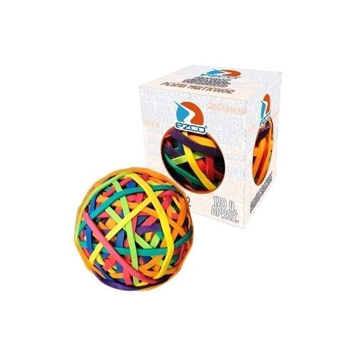 BANDAS ELASTICAS EZCO PELOTA MULTICOLOR CAJA x 170u APROX