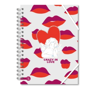CUADERNO RY 20 x 28 x 100 hojas x 80 grs T/DURA BIG COOL LOVE