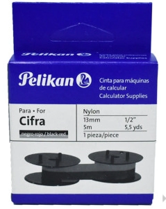 CINTA PELIKAN CIFRA NY NEGRO ROJO