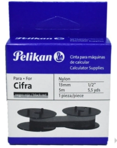 CINTA PELIKAN CIFRA NY NEGRO ROJO