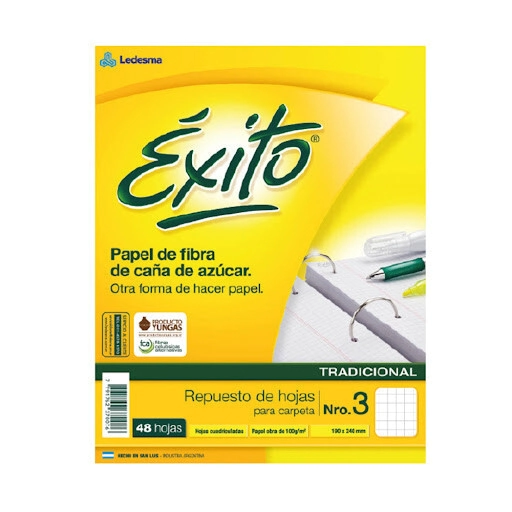 REPUESTO EXITO N*3 x 48hjs