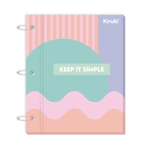 CARPETA KIRUKI TAPA N&ordm;3 COLORS