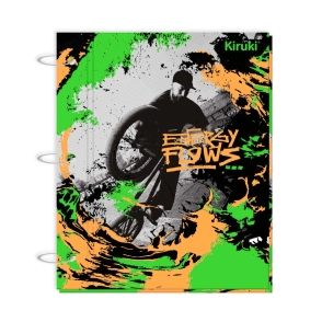 CARPETA KIRUKI TAPA N&ordm;3 GRAFFITI