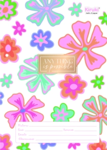 SEPARADOR KIRUKI A4 FLOWERS x 6u