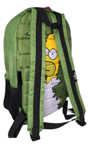 MOCHILA MOOVING SIMPSONS GREEN 18"