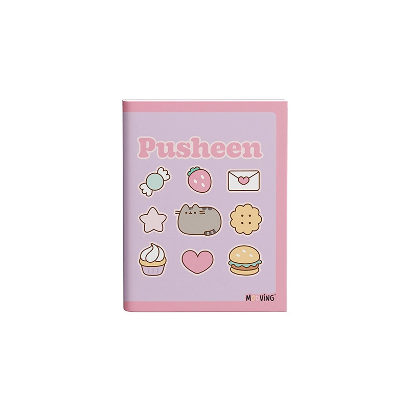 CUADERNO MOOVING 16x21 T/F PUSHEEN x 48hjs RY