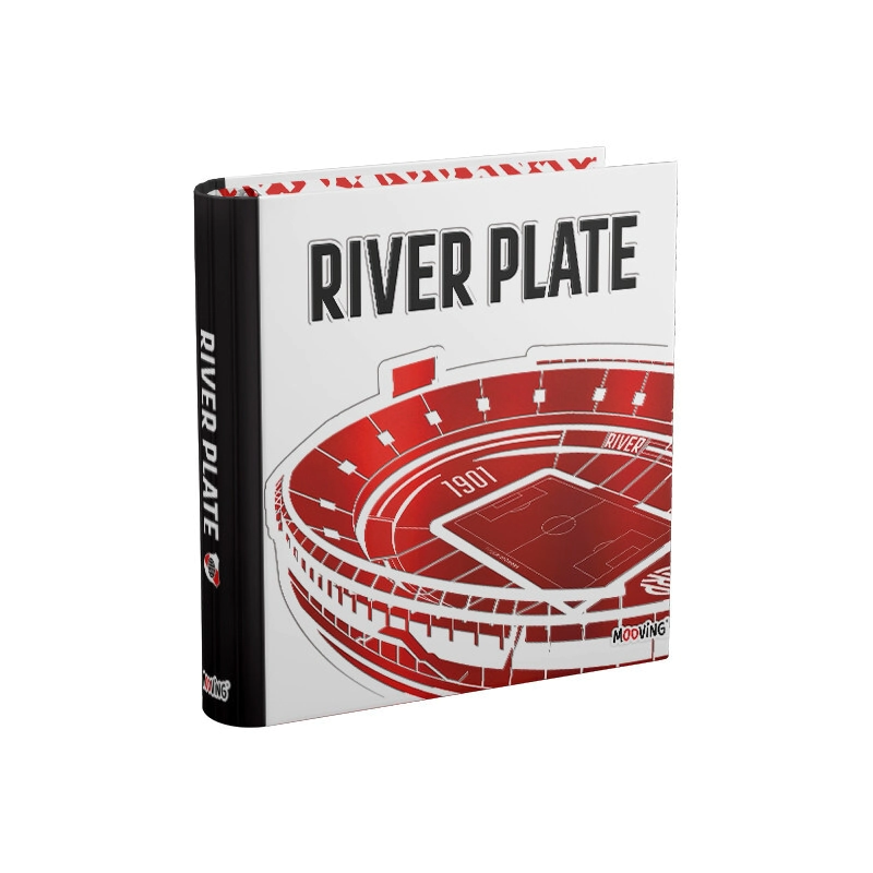 CARPETA MOOVING ESCOLAR 3x40 RIVER PLATE