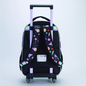 MOCHILA FILGO STARPAK 18" CON CARRITO / EMOJI
