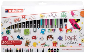 MARCADOR EDDING SET BACK TO SCHOOL x 20u