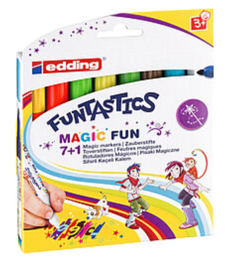 MARCADOR EDDING SET E-13/8 S FUNTASTICS MAGIC FUN x 7u + 1u