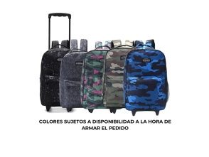 MOCHILA GOODPAK CARRO ESTAMPADA 43x30x17 Cm 17"
