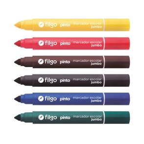 MARCADOR FILGO JUMBO AL AGUA X1 POR COLOR