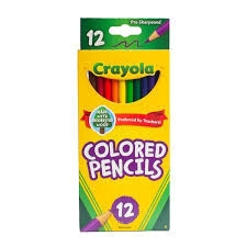 LAPICES COLOR CRAYOLA x 12 LARGO