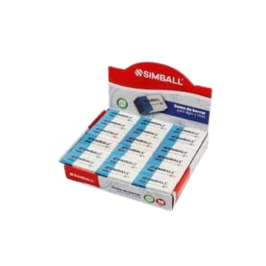 GOMAS SIMBALL LAPIZ TINTA (AZUL y BLANCA) x 36u