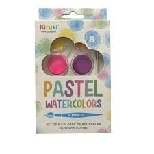 ACUARELA KIRUKI PASTEL x 8u