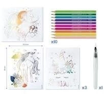 KIT MAPED AQUA ART - CUADROS ACUARELA - UNICORNIOS