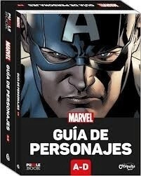 LIBRO MARVEL GUIA PERSONAJES + ROMPECABEZAS A - D