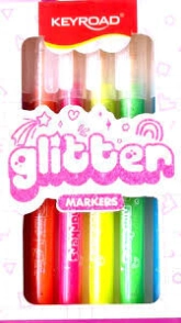 MARCADOR KEYBOARD GLITER X 6