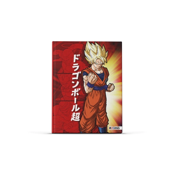 CUADERNO MOOVING 16x21 T/D DRAGON BALL x 48hjs RY