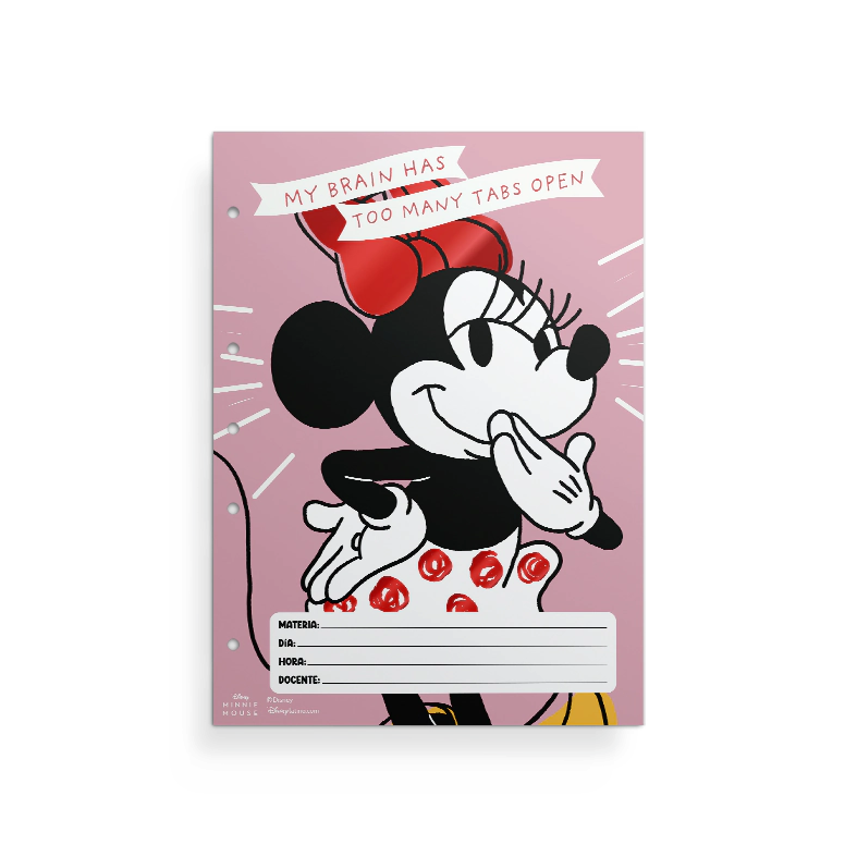 SEPARADOR MOOVING N�3 MINNIE MOUSE x 6hjs