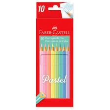 LAPICES COLOR FABER-CASTELL PASTEL x 10u 120510P