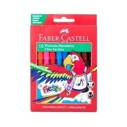MARCADOR FABER-CASTELL FIESTA x 10u