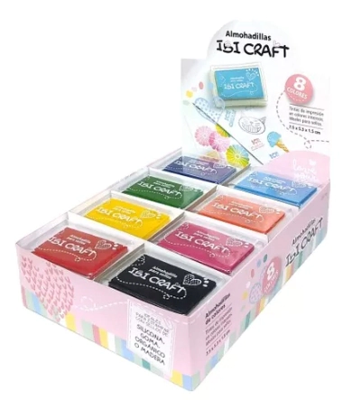 IBI CRAFT ALMOHADILLAS DE COLORES 75x33mm