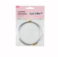 IBI CRAFT ALAMBRE DE ALUMINIO METAL 1mm x 5mts PLATA