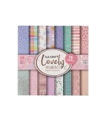 IBI CRAFT PAPEL P/SCRAP 30*30cm 160grs x 24hjs LOVELY