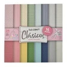 IBI CRAFT PAPEL P/SCRAP 30*30cm 160grs x 24hjs CLASIC