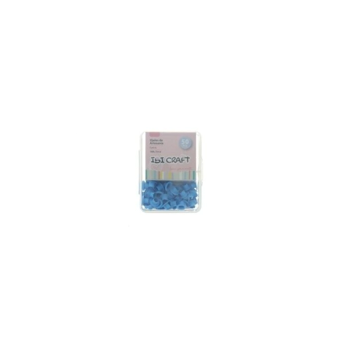 IBI CRAFT OJALILLOS ALUMINIO (EYELET) x 50 Pcs AZUL