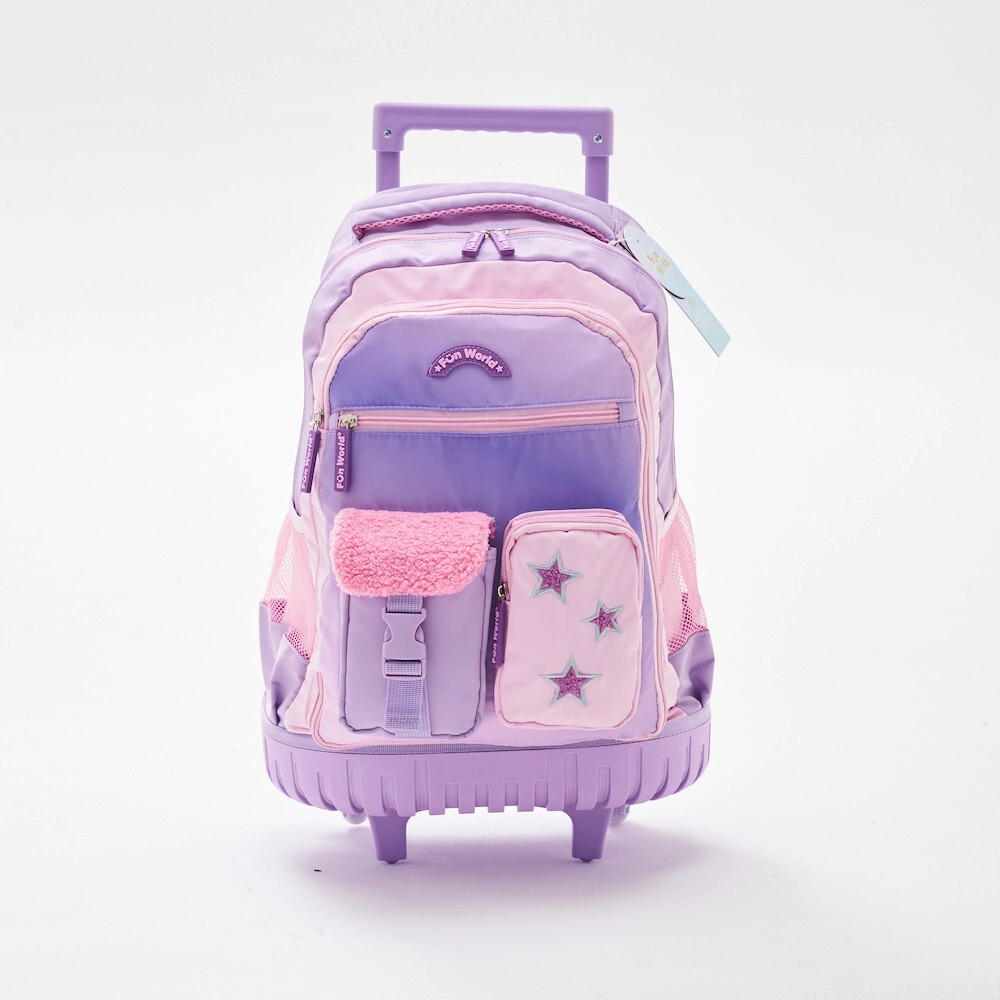 MOCHILA FW FUN WORLD CARRO 18" RAINBOW
