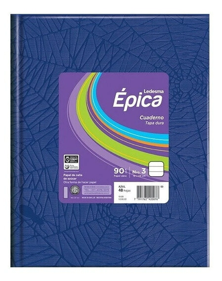 CUADERNO EPICA N*3 x 48hj ARANA