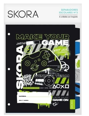 SEPARADOR SKORA N�3 GAMER x 6u