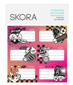 ROTULOS SKORA REVEL x 12u