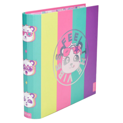 CARPETA SKORA ESCOLAR 3x40 ANIMALES PASTELES