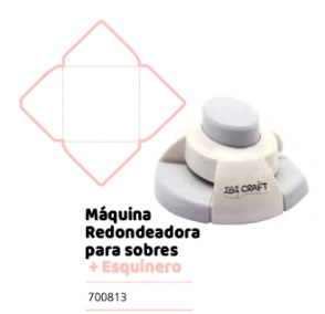 IBI CRAFT MAQUINA REDONDEADORA + ESQUINERO "SUNLIT"