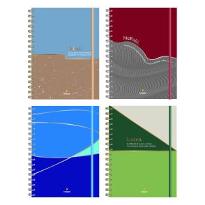 NOR PAC CUADERNO REMOVIBLES CLASICA A5 x 90hjs RY - LS - COLOR
